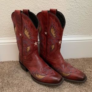 Ariat leather cowboy boots